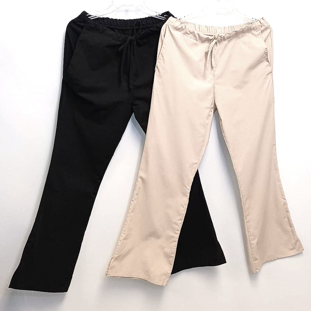 Scrubs Work Pants Small  2 Pairs Black & Tan by Cherokee